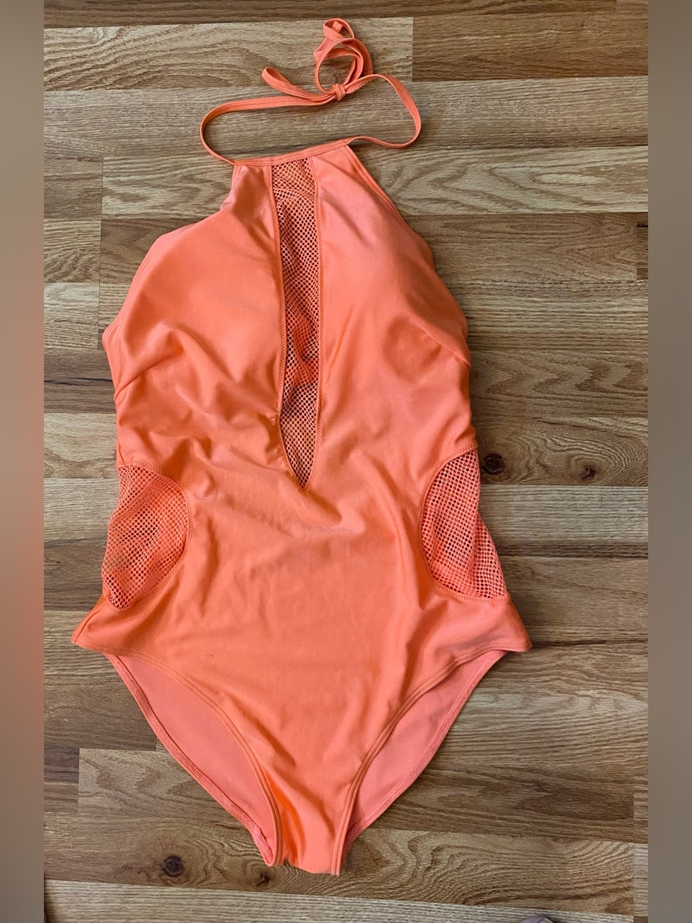 BRAKINIS Orange One-Piece Swimsuit Size 2XL NWOT